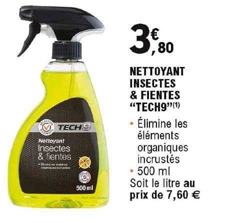 Nettoyant Insectes & Fientes "tech9"