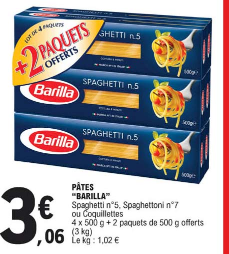Pâtes "barilla"