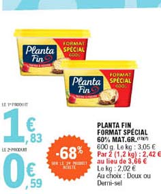 planta fin format spécial 60% mat. gr.