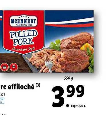 Porc Effiloché Mcennedy