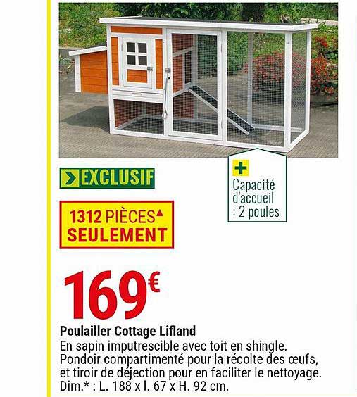 poulailler cottage lifland