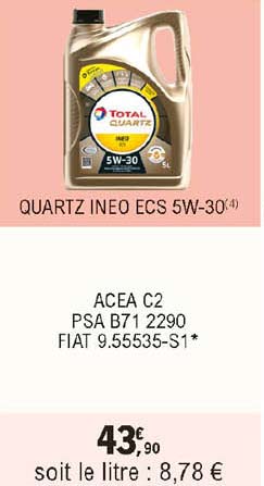 quartz ineo ecs 5w-30