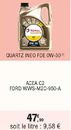 quartz ineo fde 0w-30