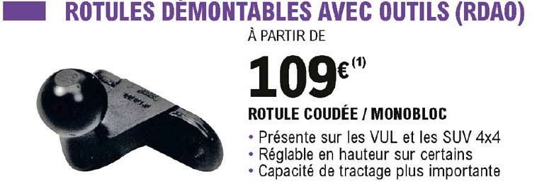 rotule coudée monobloc