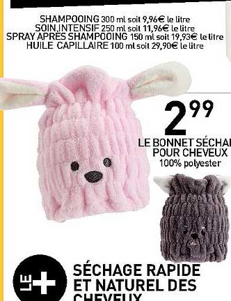 shampooing, soin intensif, spray après shampooing, huile capillaire