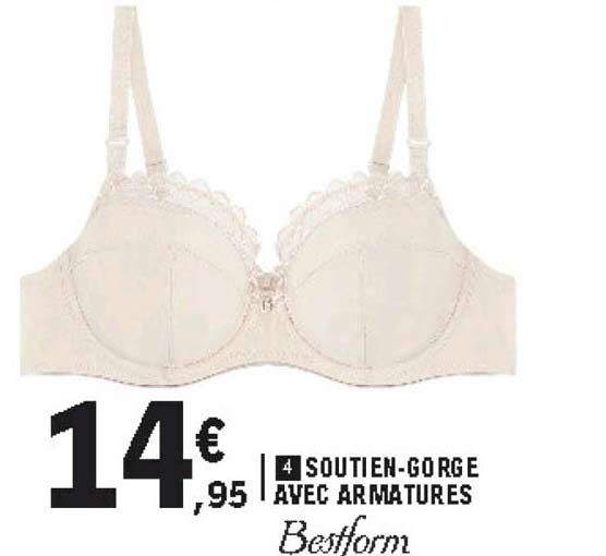 soutien-gorge avec armatures bestform