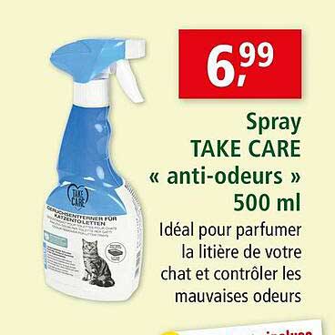 spray take care «anti-odeurs» 500 ml