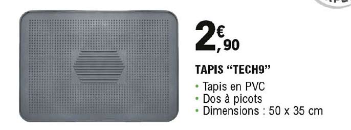 Tapis "tech9"