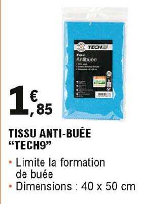 tissu anti-buée "tech9"