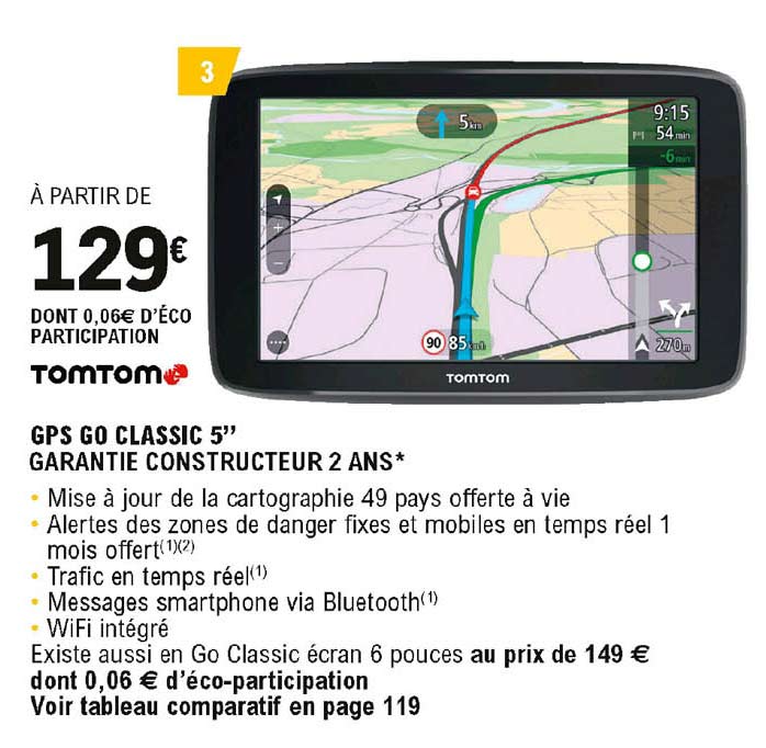 tomtom gps 60 classic 5''