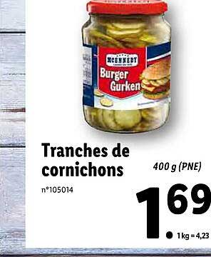 Tranches De Cornichons Mcennedy