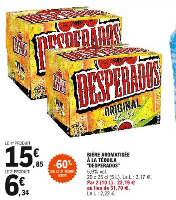 Bière Aromatisée à La Téquila "desperados"
