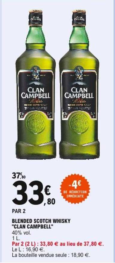 Blended Scotch Whisky "clan Campbell"