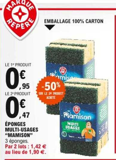 éponges multi-usages "mamison"