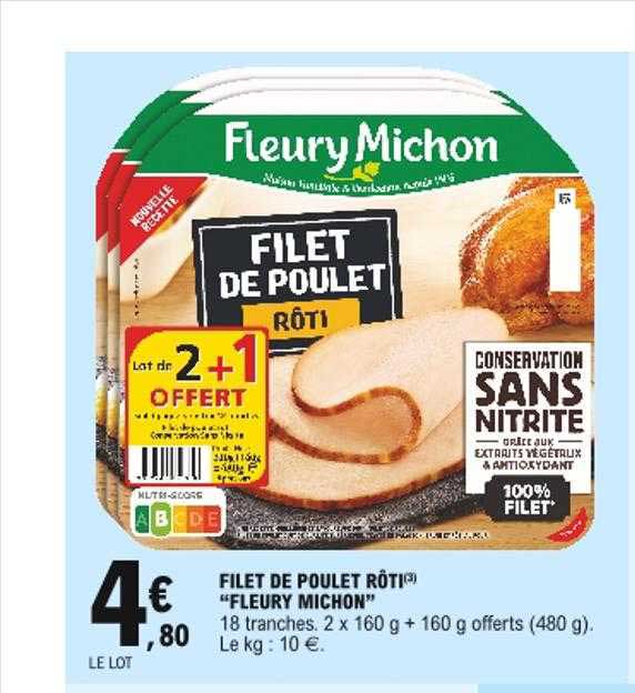 filet de poulet rôti "fleury michon"