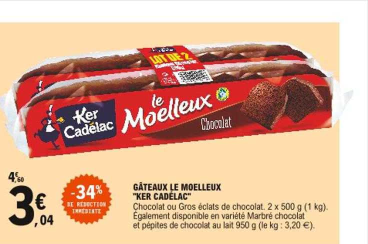 gâteaux le moelleux "ker cadélac"