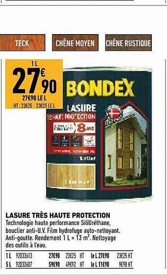 lasure très haute protection bondex