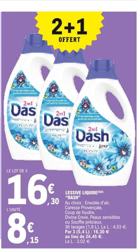 Lessive Liquide "dash"