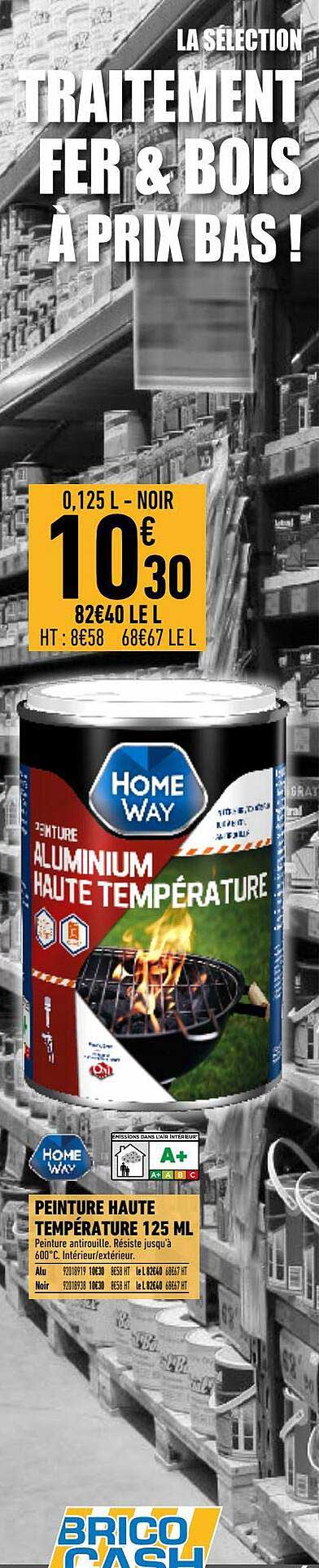 peinture haute température 125ml homeway