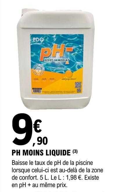 ph moins liquide