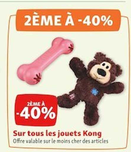 sur tous les jouets kong