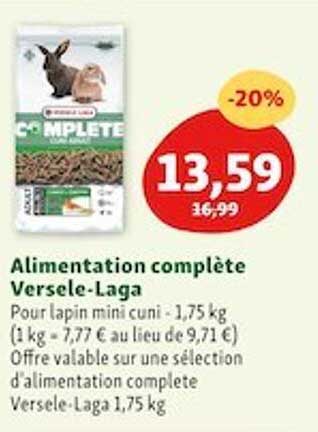 Alimentation Complète Versele-laga