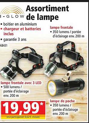 assortiment de lampe i-glow