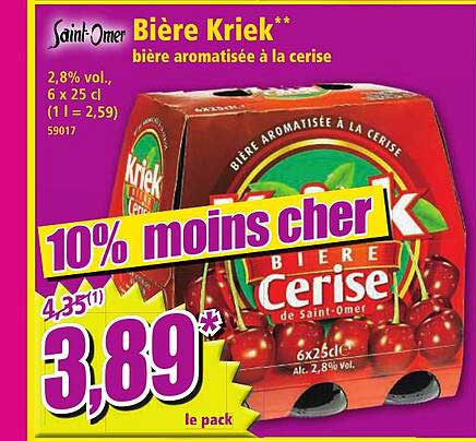 bière kriek saint omer