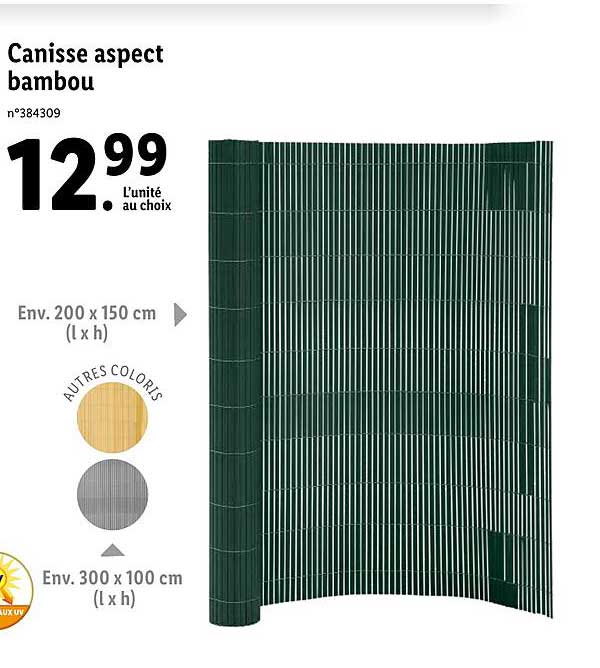 canisse aspect bambou