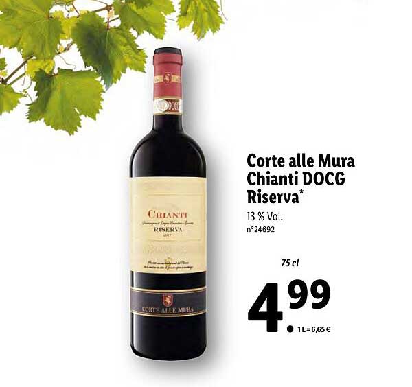 corte alle mura chianti docg riserva