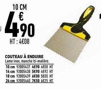 couteau à enduire
