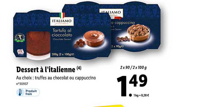 dessert à l'italienne italiamo