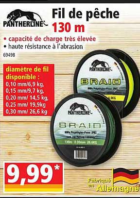 Fil De Pêche Pantherline