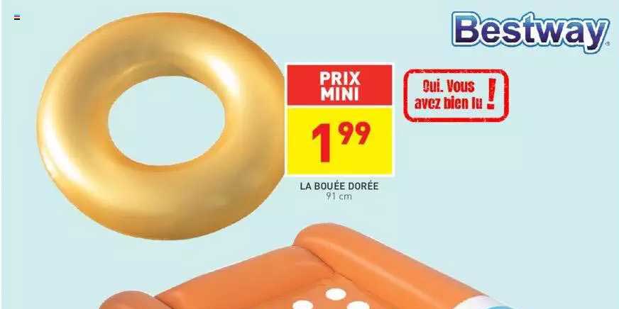 la bouée dorée bestway