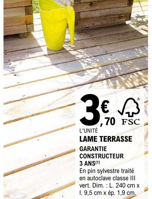 Lame Terrasse