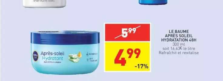 Le Baume Après Soleil Hydratation 48h Nivea Sun