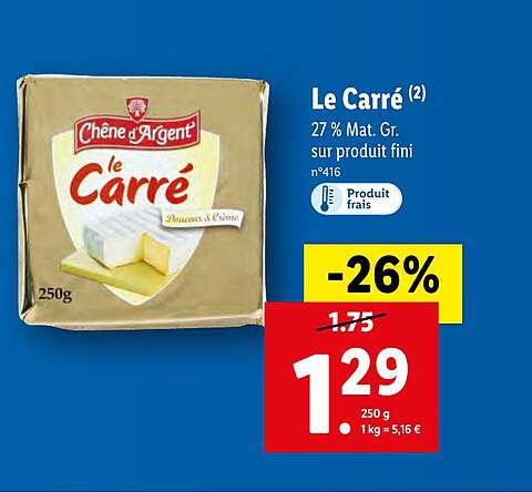 le carré chêne d'argent