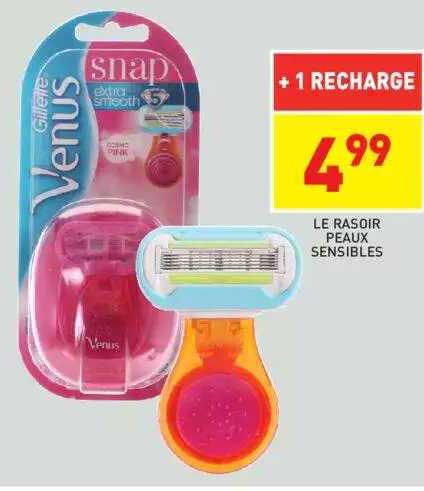 le rasoir peaux sensibles