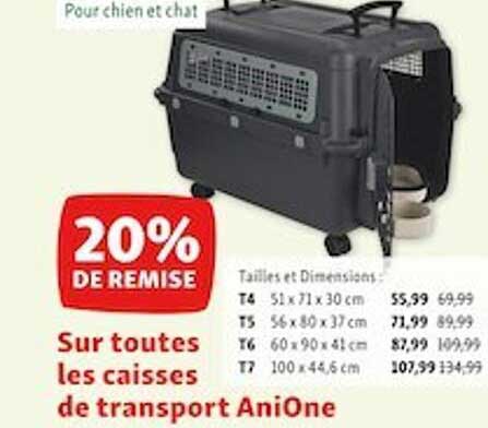 les caisses de transport anione