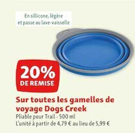 les gamelles de boyage dogs creek