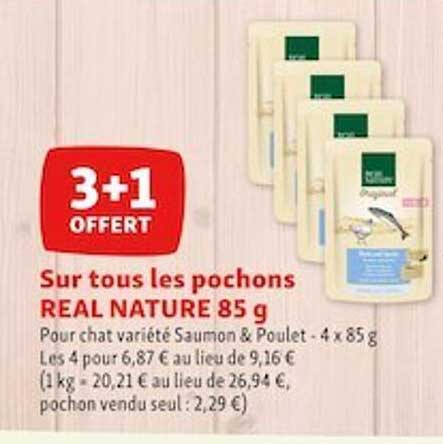 les pochons real nature 85 g