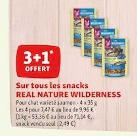 Les Snacks Real Nature Wilderness