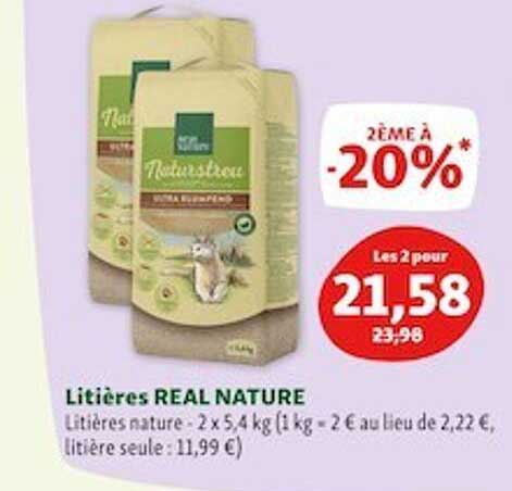 litières real nature