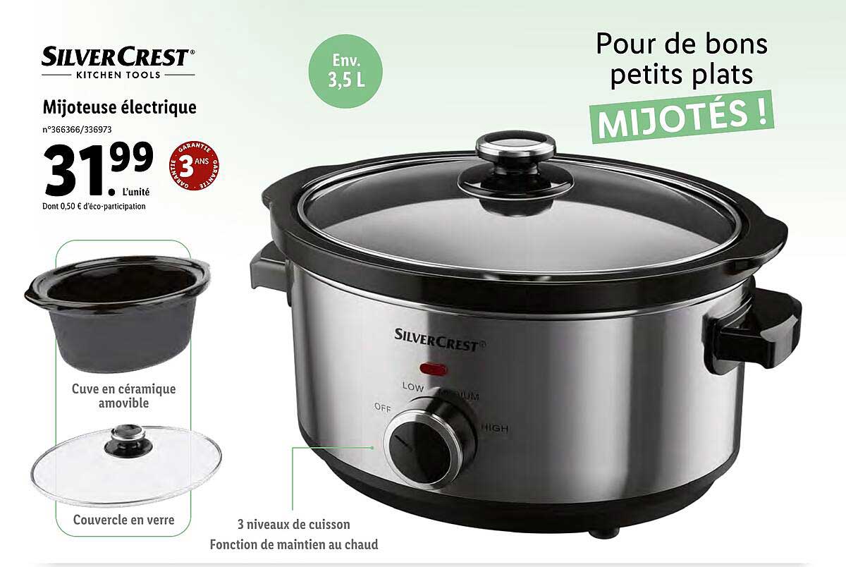 mijoteuse électrique silverCrest