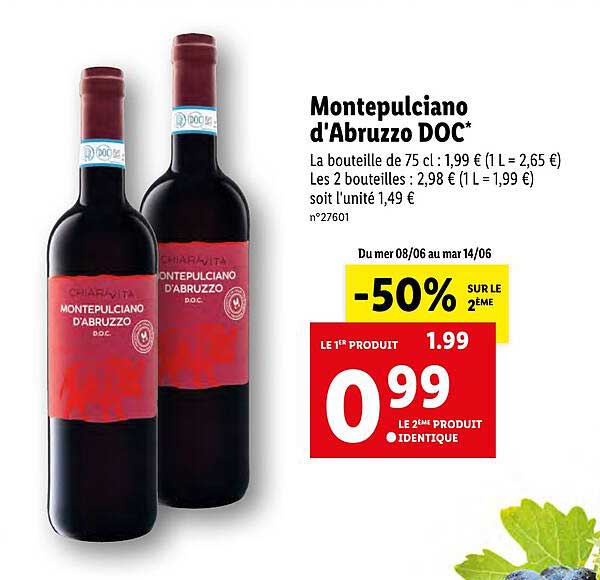 Montepulciano D'abruzzo Doc