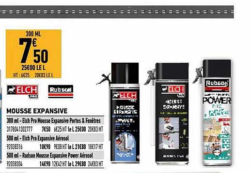 mousse expansive elch pro