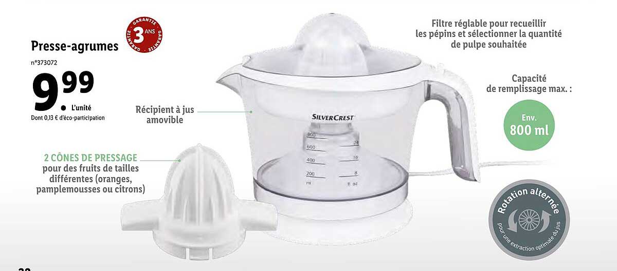 presse-agrumes silverCrest