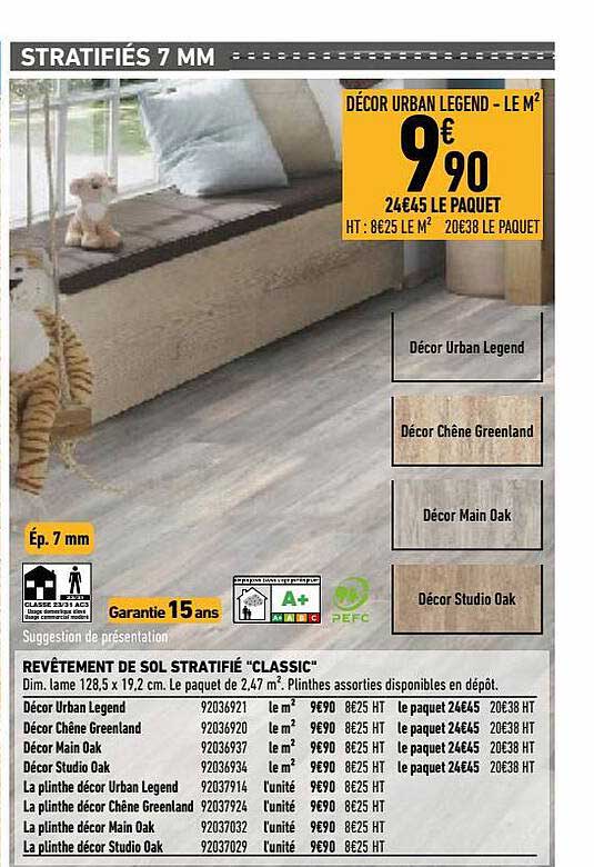 Revêtement De Sol Stratifié "classic"