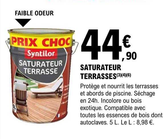 Saturateur Terrasses Syntilor