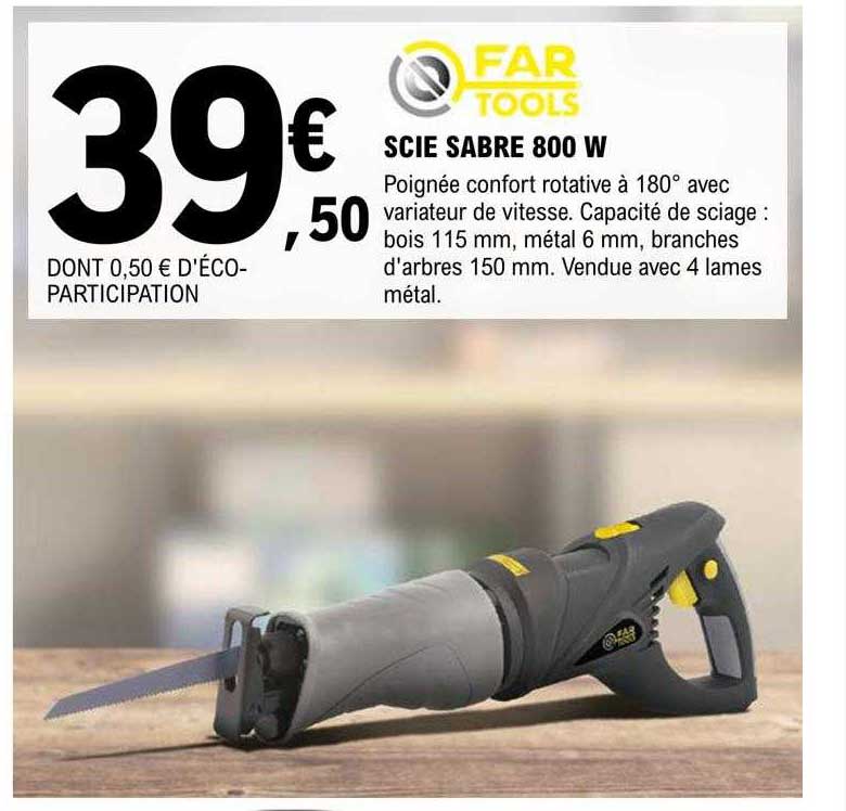 scie sabre 800 w far tools